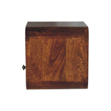 Curved Upper Slot Floating Nightstand