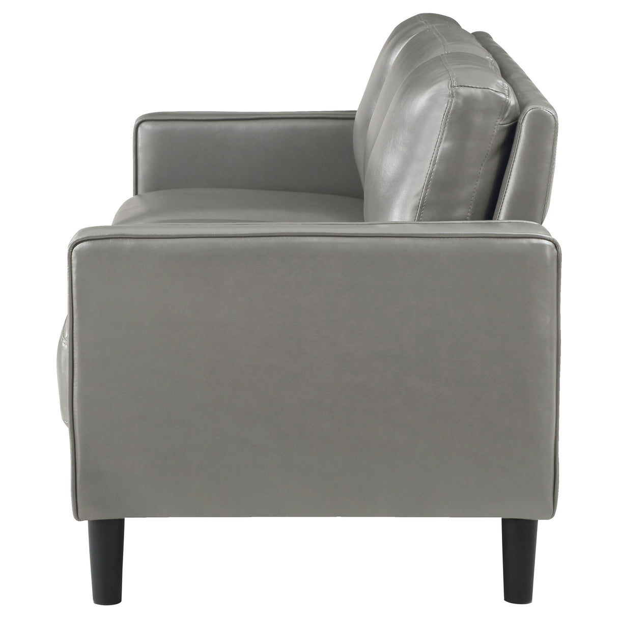 Ruth Upholstered Track Arm Sofa in Grey