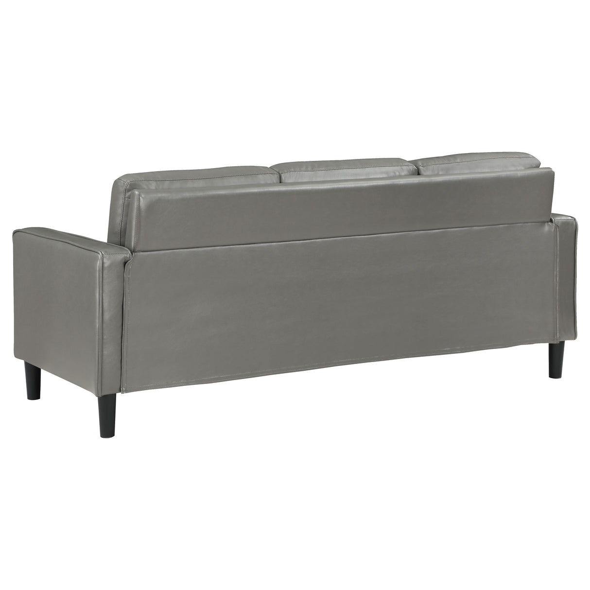 Ruth Upholstered Track Arm Sofa in Grey