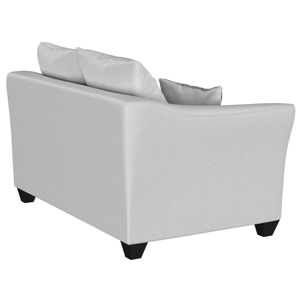 Salizar Upholstered Flared Arm Loveseat in Sand