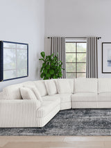 Emberson Upholstered Wedge Ivory Corduroy