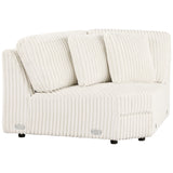 Emberson Upholstered Wedge Ivory Corduroy