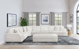 Emberson Upholstered Wedge Ivory Corduroy