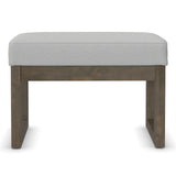 Milltown - Upholstered Ottoman Bench