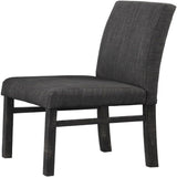 5 Piece Transitional Dining Set With Table And Upholstered Chairs