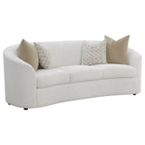 Rainn 2-Piece Boucle Upholstered Sofa Set Latte