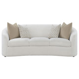 Rainn 2-Piece Boucle Upholstered Sofa Set Latte