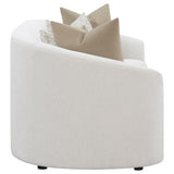 Rainn 2-Piece Boucle Upholstered Sofa Set Latte