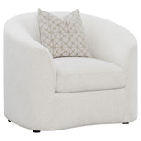 Rainn Boucle Upholstered Sloped Arm Accent Chair