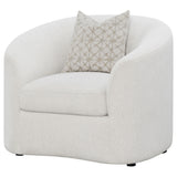 Rainn Boucle Upholstered Sloped Arm Accent Chair