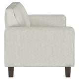 Deerhurst 2-Piece Upholstered Track Arm Sofa Set, Greige