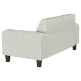 Deerhurst 2-Piece Upholstered Track Arm Sofa Set, Greige