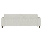 Deerhurst Upholstered Track Arm Tufted Sofa in Greige