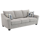 Tomkins 2-Piece Boucle Sofa Set - Light Grey
