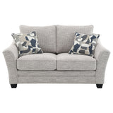 Tomkins 2-Piece Boucle Sofa Set - Light Grey