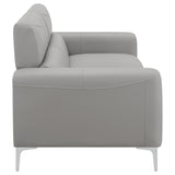 Glenmark Upholstered Track Arm Sofa in Taupe