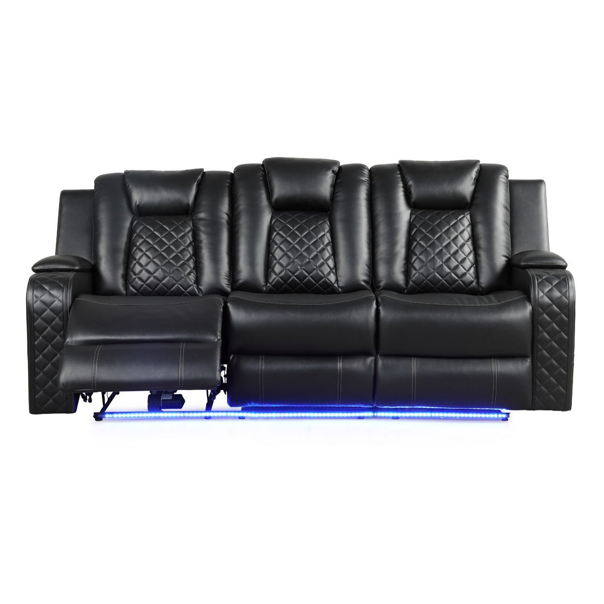 Benz - Power Recliner Set With LED Lighting And USB Charging