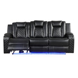 Benz - Power Recliner Set With LED Lighting And USB Charging