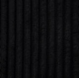 Blaine Black Corduroy Upholstered Armless Chair