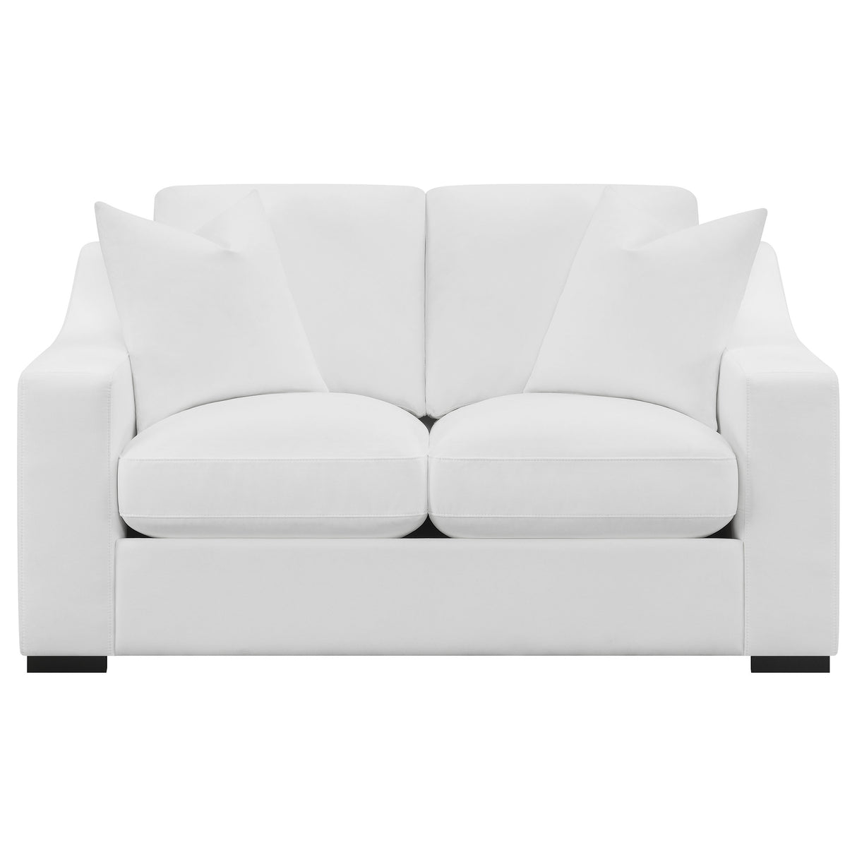 Ashlyn 2-Piece Upholstered Sofa Set - White