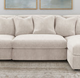 Blaine Upholstered Armless Chair in Sand