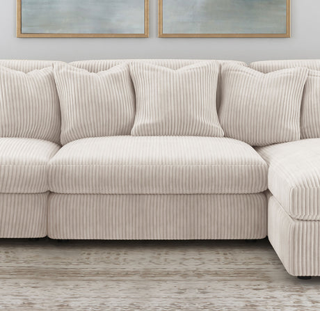 Blaine Upholstered Armless Chair in Sand