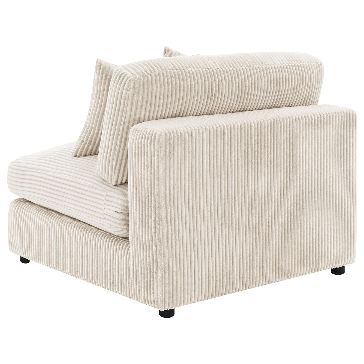 Blaine Upholstered Armless Chair in Sand