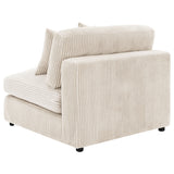 Blaine Upholstered Armless Chair in Sand