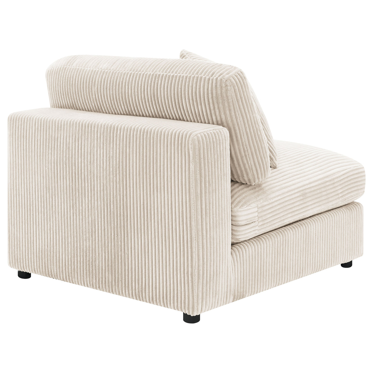 Blaine Upholstered Armless Chair in Sand