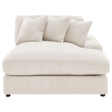Blaine Upholstered Reversible Chaise Sectional Sofa, Sand