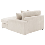 Blaine Upholstered Reversible Chaise Sectional Sofa, Sand