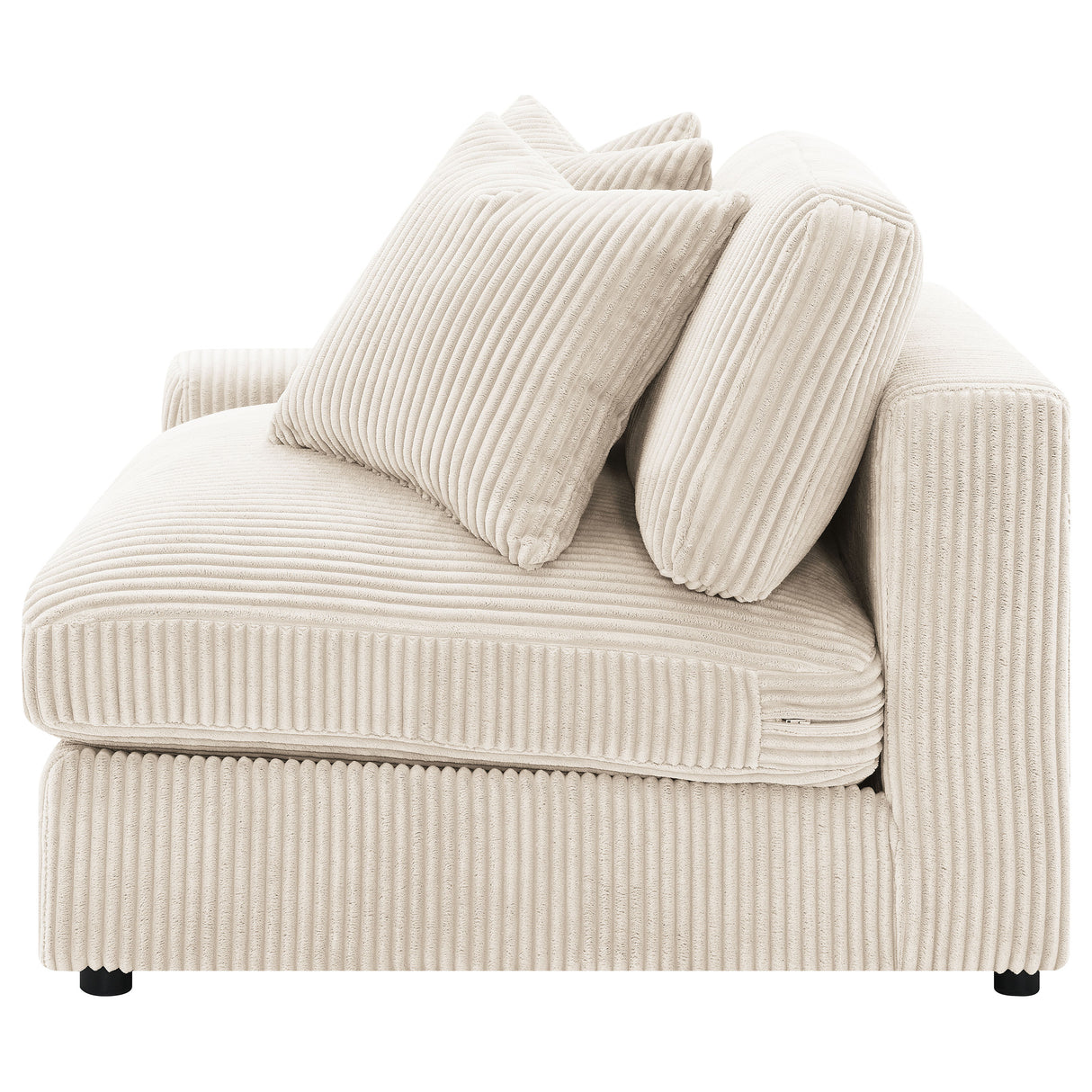 Blaine Upholstered Reversible Chaise Sectional Sofa, Sand