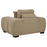 Octavia Upholstered Track Arm Accent Chair - Camel
