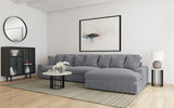 Blaine Upholstered Armless Chair in Fog