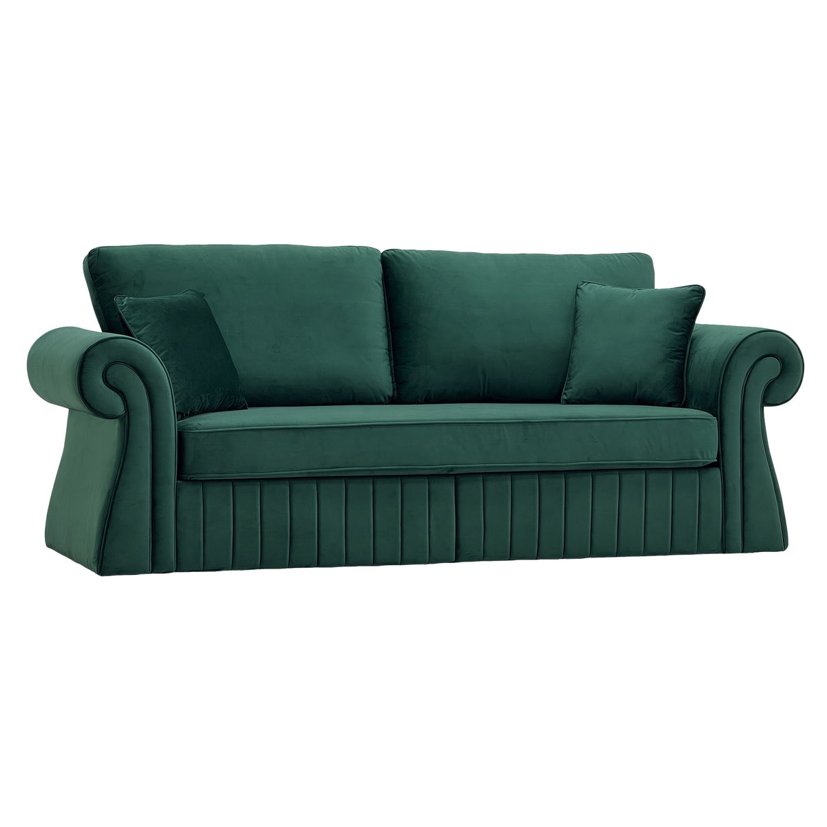 3 Seater Sofa With Pocket Coils And Foam Cushion, Removable Seat