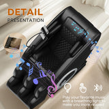 Massage Chair Recliner, Zero Gravity With Full Body Air Pressure - Black