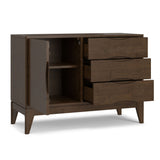 Harper - 3 Drawer Sideboard - Walnut Brown