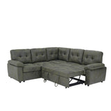 Convertible Sectional Sofa Bed & Pull Out Sleeper And Storage