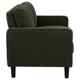 Ruth 2-Piece Matcha Green Track Arm Sofa