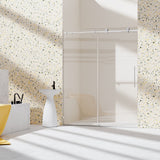 Frameless Single Sliding Soft Close Shower Doors, 5/16" Sgcc Tempered Glass