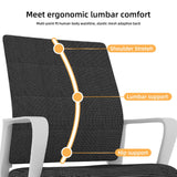 Minimalist Office Chair With Soft Backrest