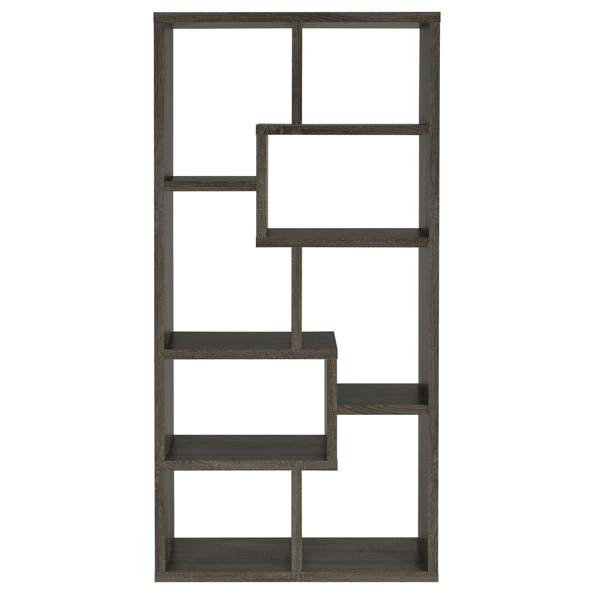 8 Shelf Geometric Bookcase