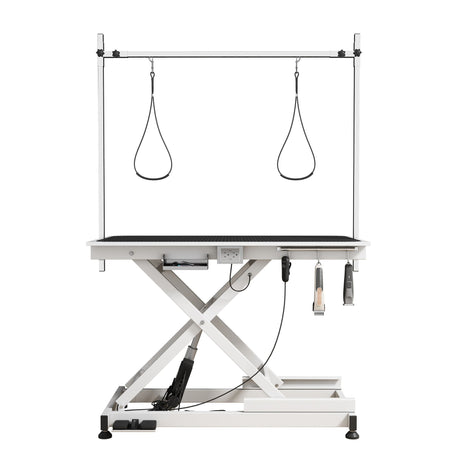 Super Deluxe Electric Pet Grooming Table, Height Adjustable