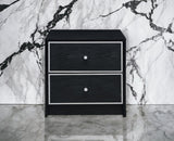 Jabir - Accent Table - Black / Silver
