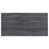 Rectangular Writing Desk, Compact Size For Home Office - Gray