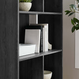 52" Wood Grain Bookcase with 5 Open Storage Shelves - Bookcases available at Alpine Outlets in Denver