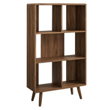 52" Wood Grain Bookcase with 5 Open Storage Shelves - Bookcases available at Alpine Outlets in Denver