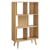 52" Wood Grain Bookcase with 5 Open Storage Shelves - Bookcases available at Alpine Outlets in Denver