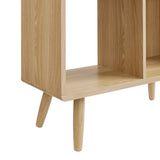 52" Wood Grain Bookcase with 5 Open Storage Shelves - Bookcases available at Alpine Outlets in Denver