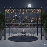 Acapulco Style 3 Piece Patio Bistro Set With Chairs